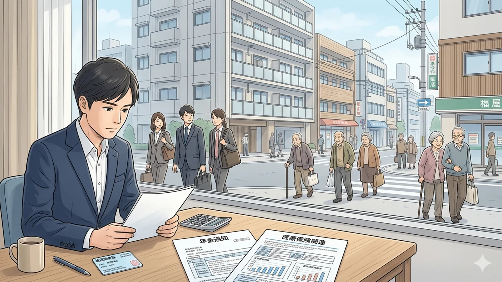 少子化と社会保険制度の持続可能性をAIの考察で比較する記事のサムネイル