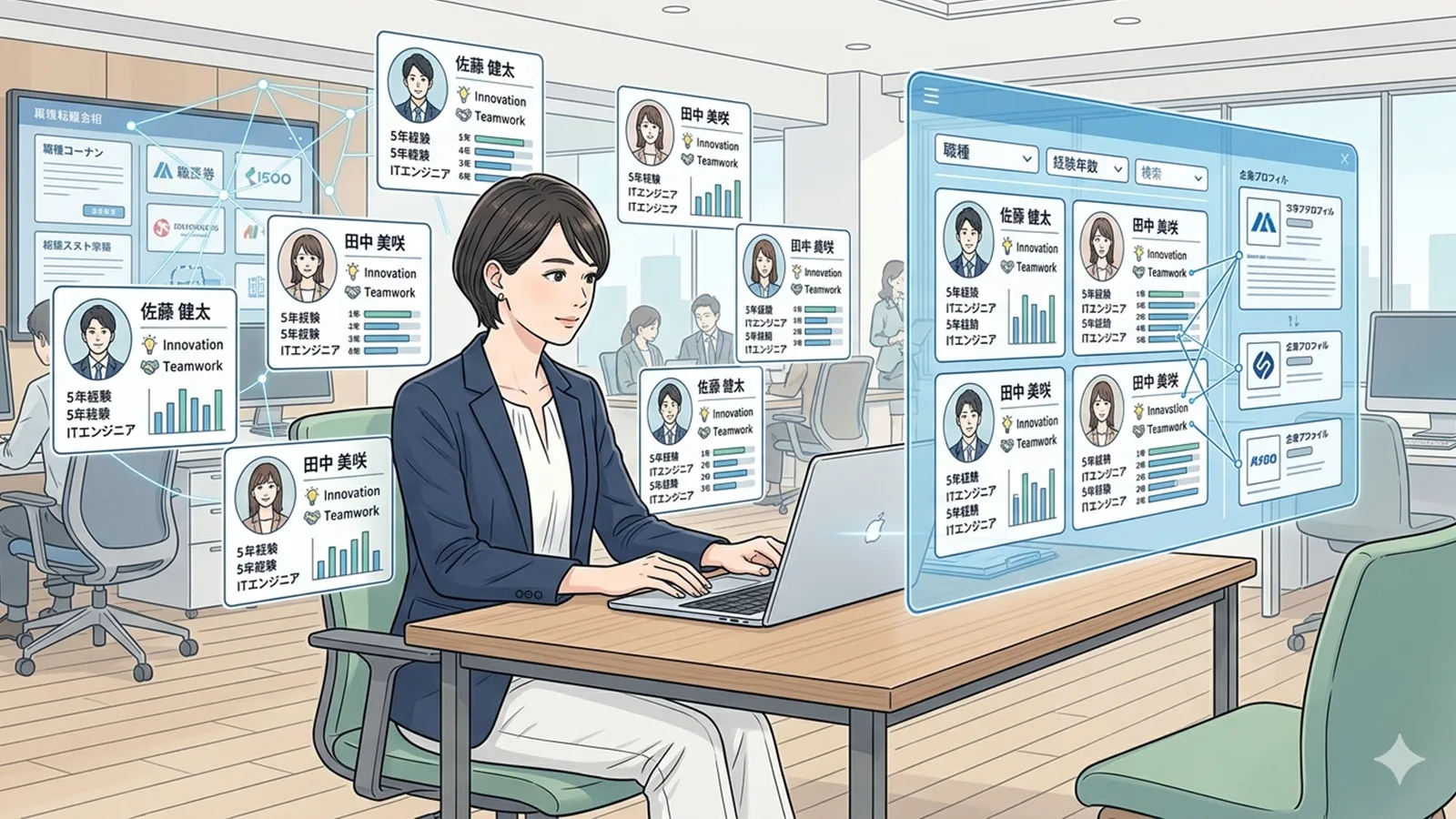 AIの考察で比較する人材データベースの価値構造のサムネイル