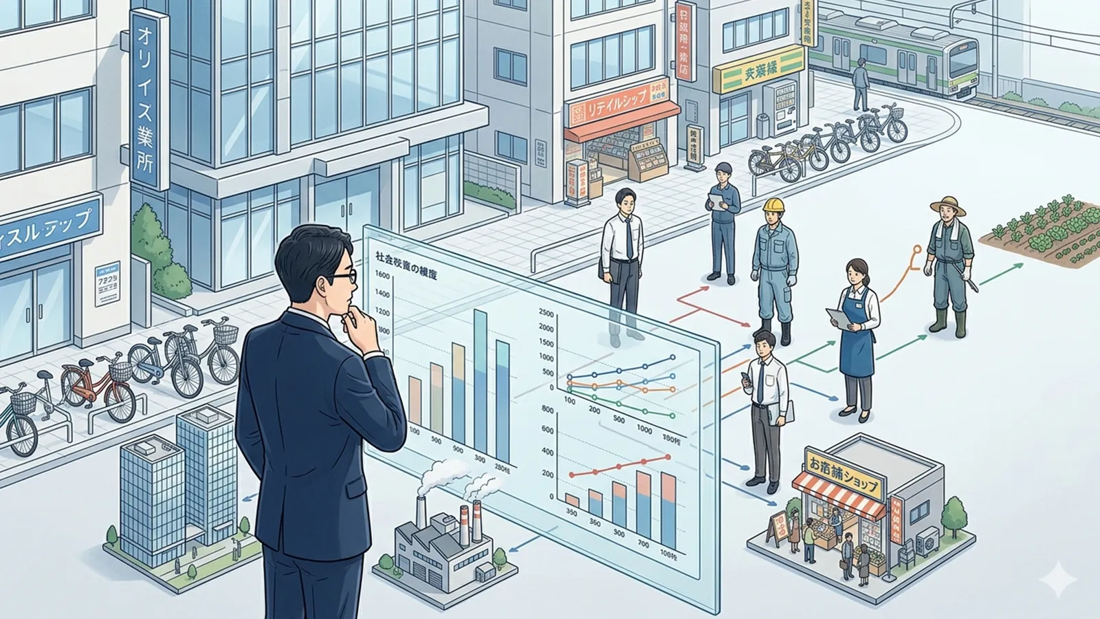 地方と都市で賃金構造はなぜ異なるのかをAIの考察で比較する記事のサムネイル