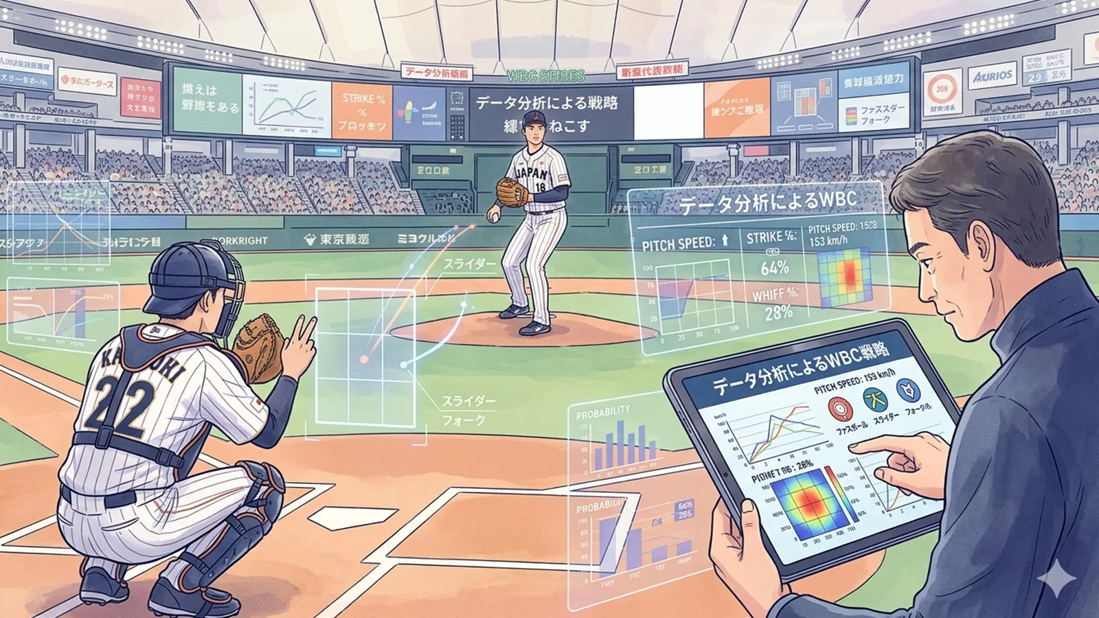 WBC戦略のアルゴリズム化の可能性をAIの考察で比較する記事のサムネイル