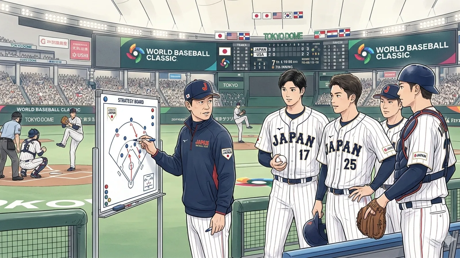 WBCが指導現場の戦術模倣を生むのかAIの考察で比較する記事のサムネイル