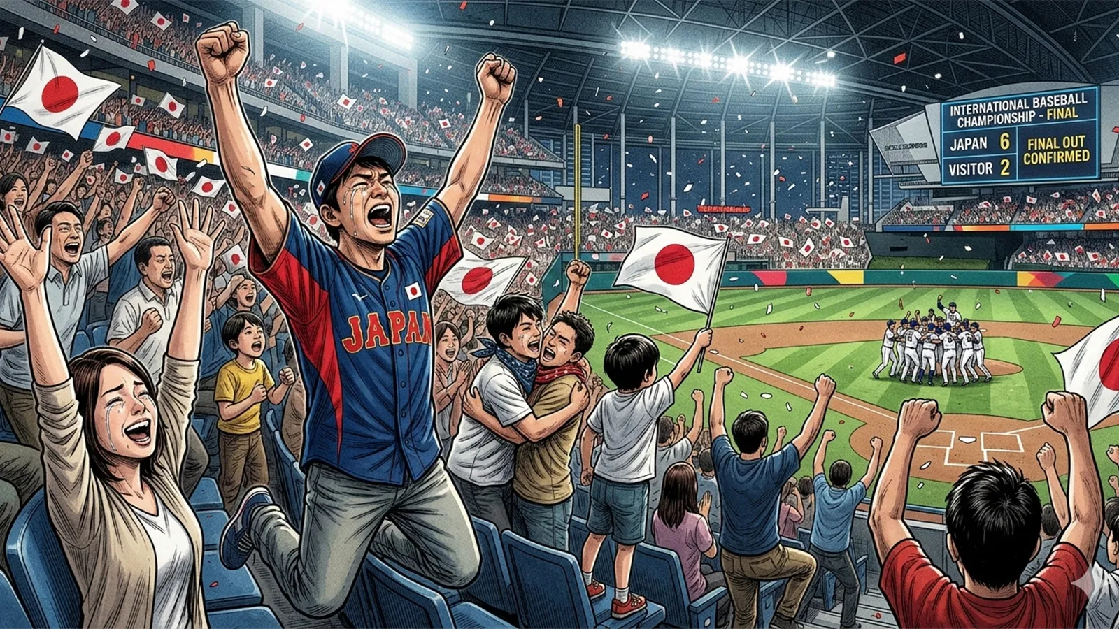 WBC勝利の瞬間に涙が生まれる構造をAIの考察で比較する記事のサムネイル