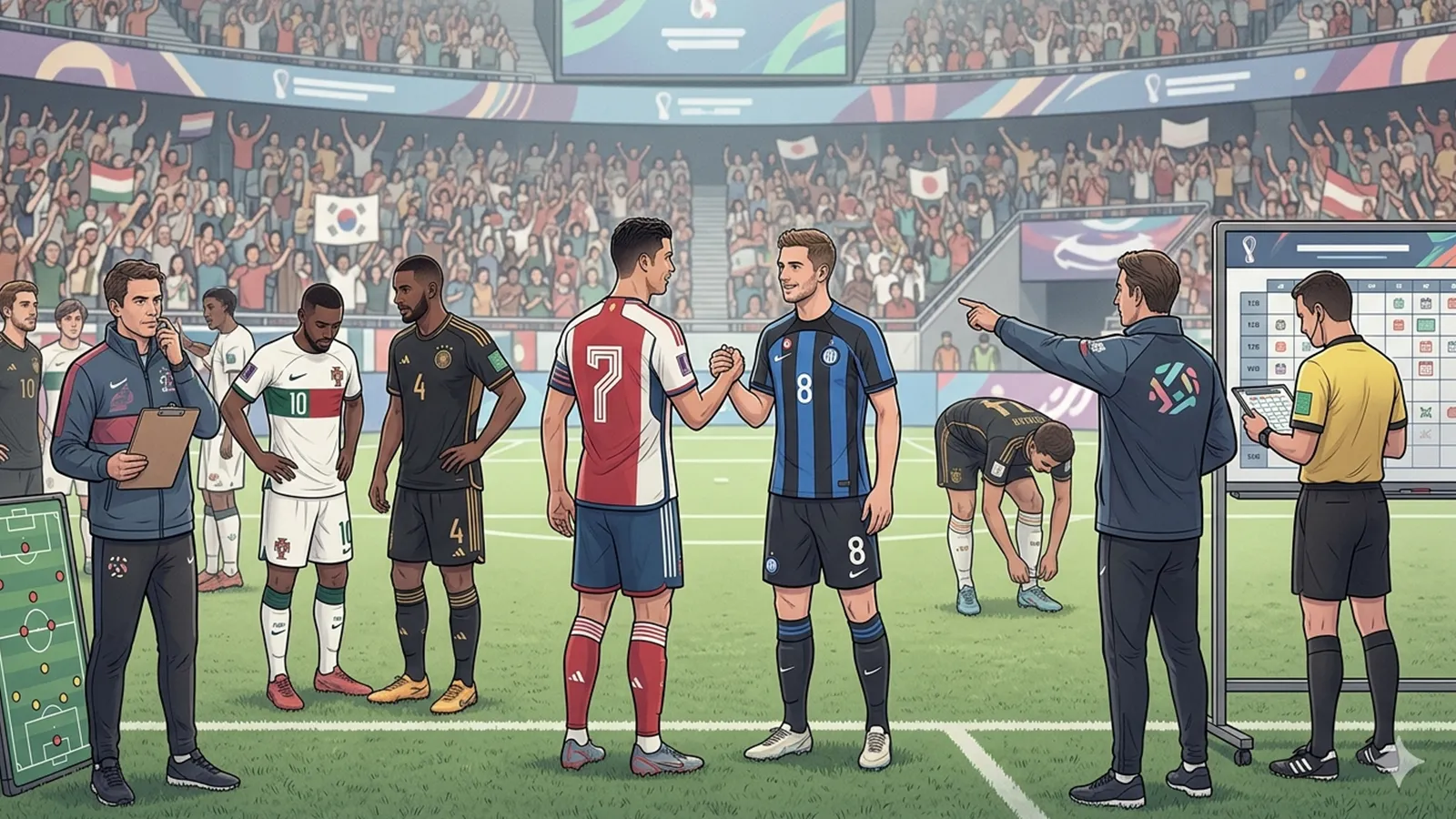 ワールドカップにおけるクラブと代表の関係構造をAIの考察で比較する記事のサムネイル