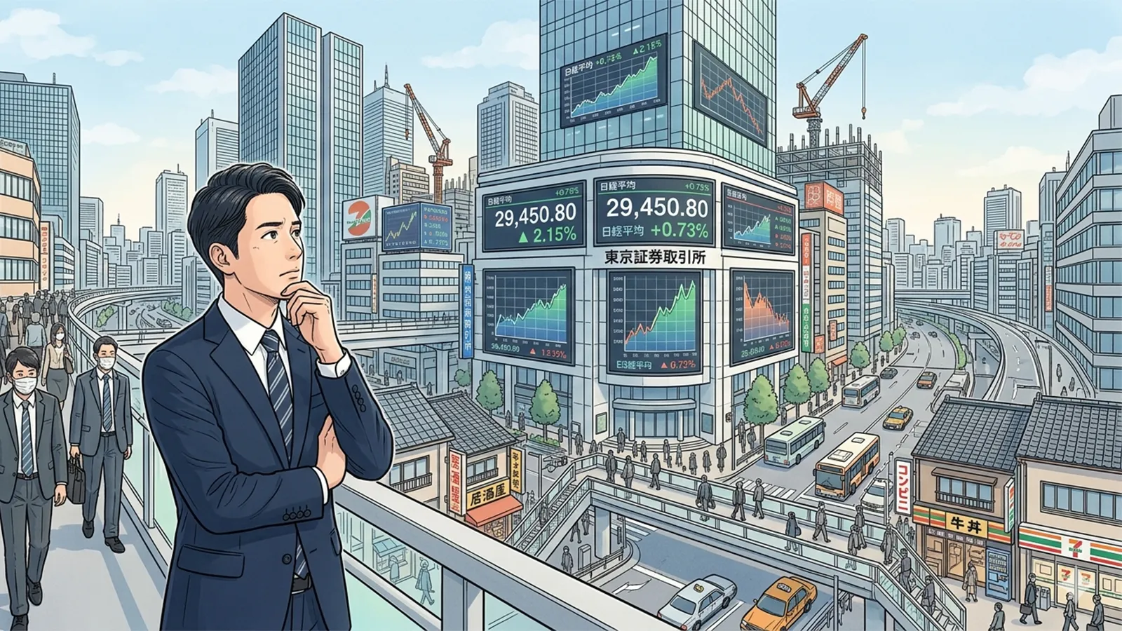 景気と株価の関係構造をAIの考察で比較する記事のサムネイル