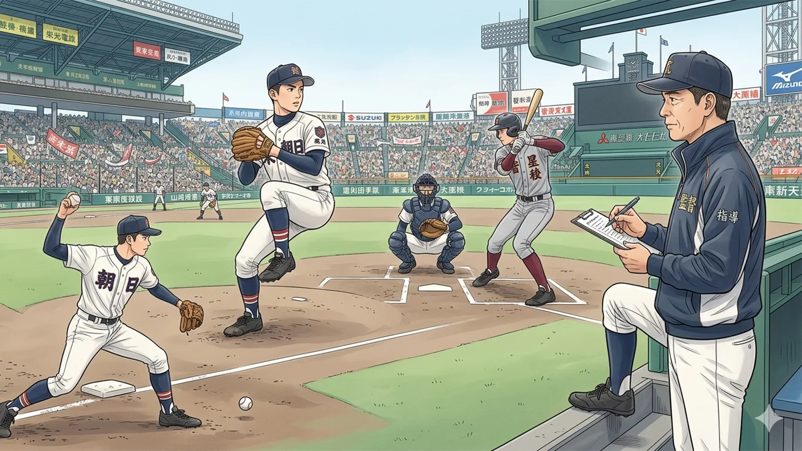 センバツ甲子園の指導者の評価設計をAIの考察で比較する記事のサムネイル