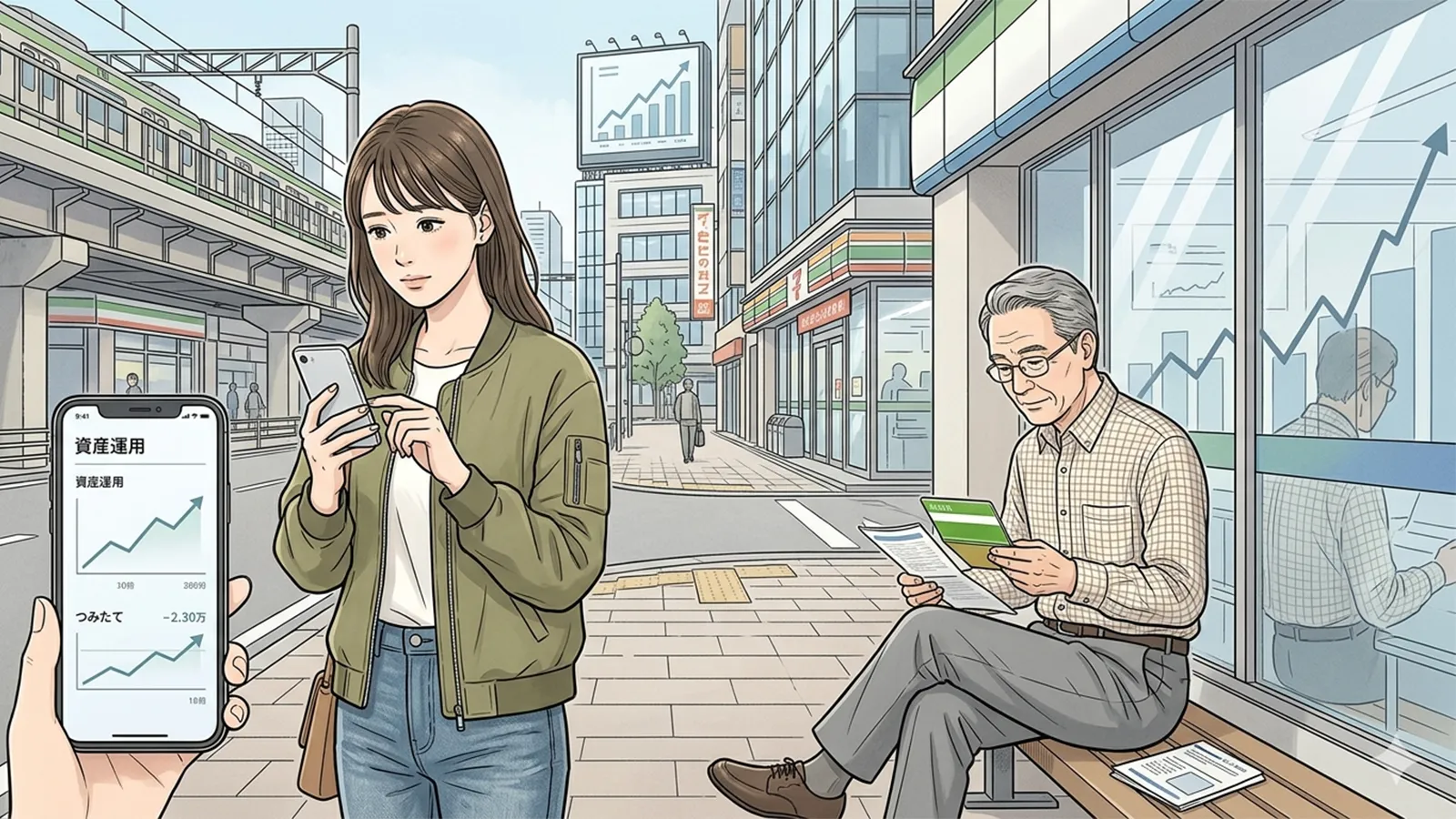 投資格差と世代格差の関係をAIの考察で比較する記事のサムネイル