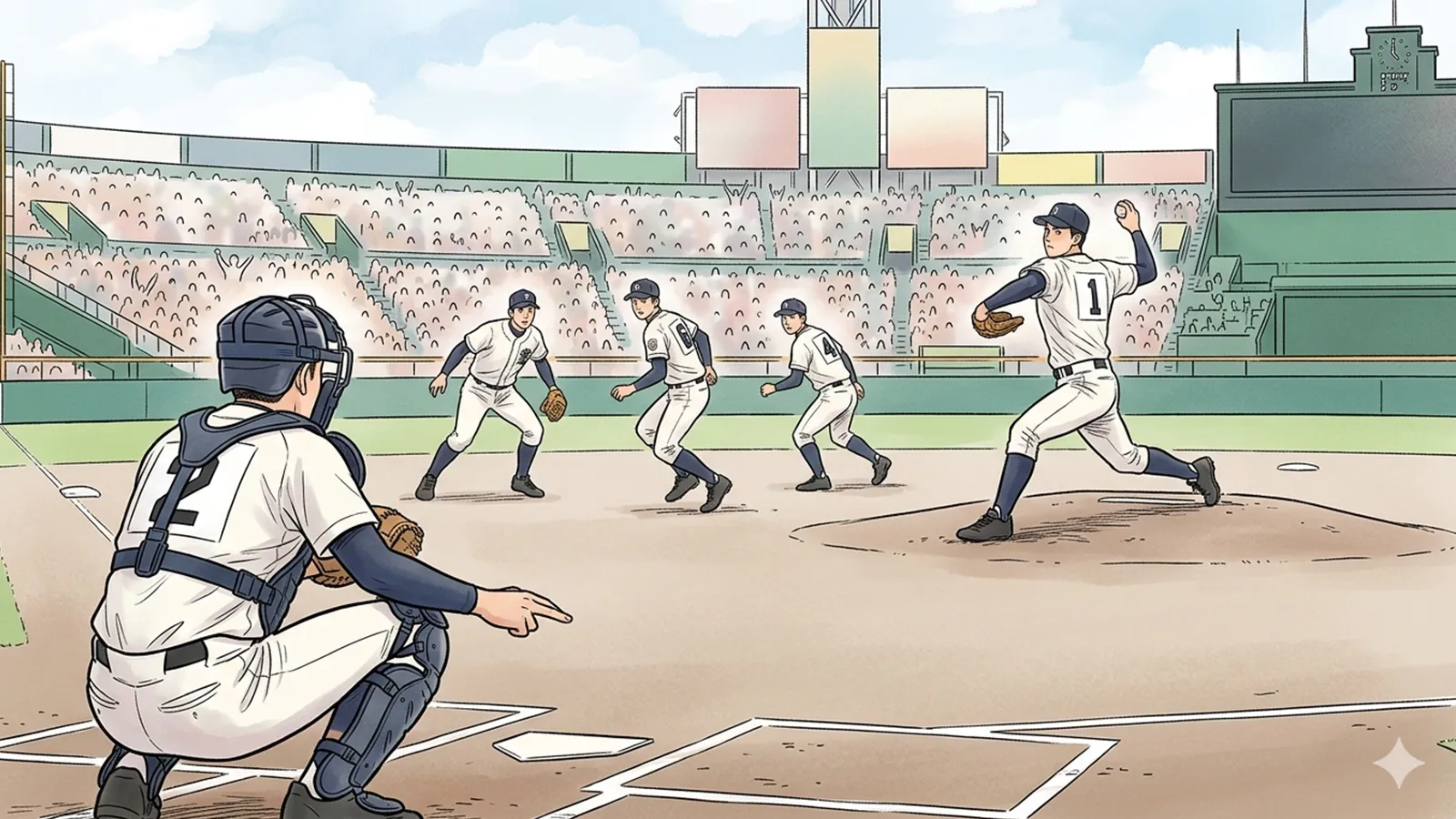 センバツ甲子園の戦術をAIの考察で比較する記事のサムネイル