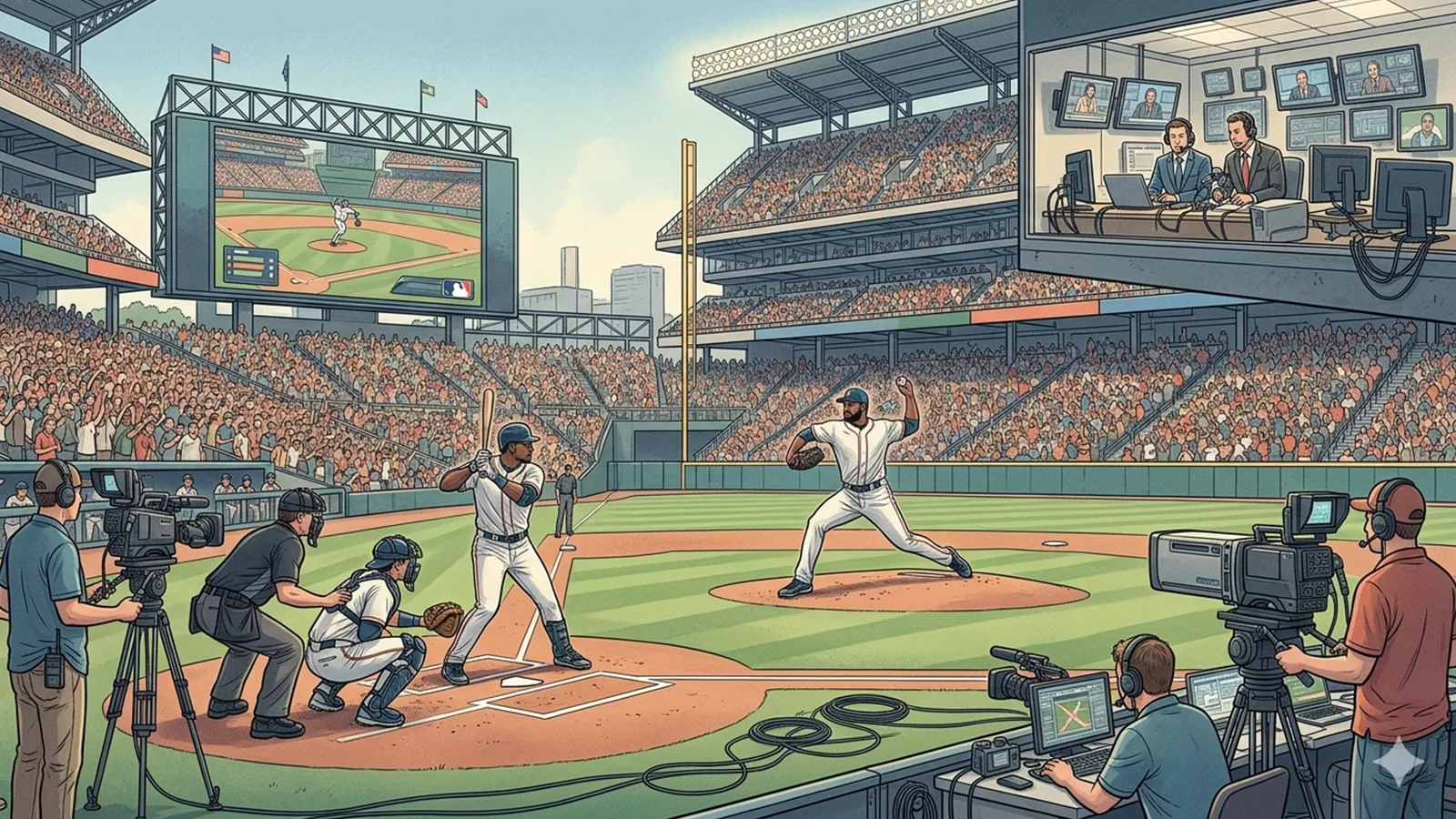 MLB放映権の市場構造をAIの考察で比較する記事のサムネイル