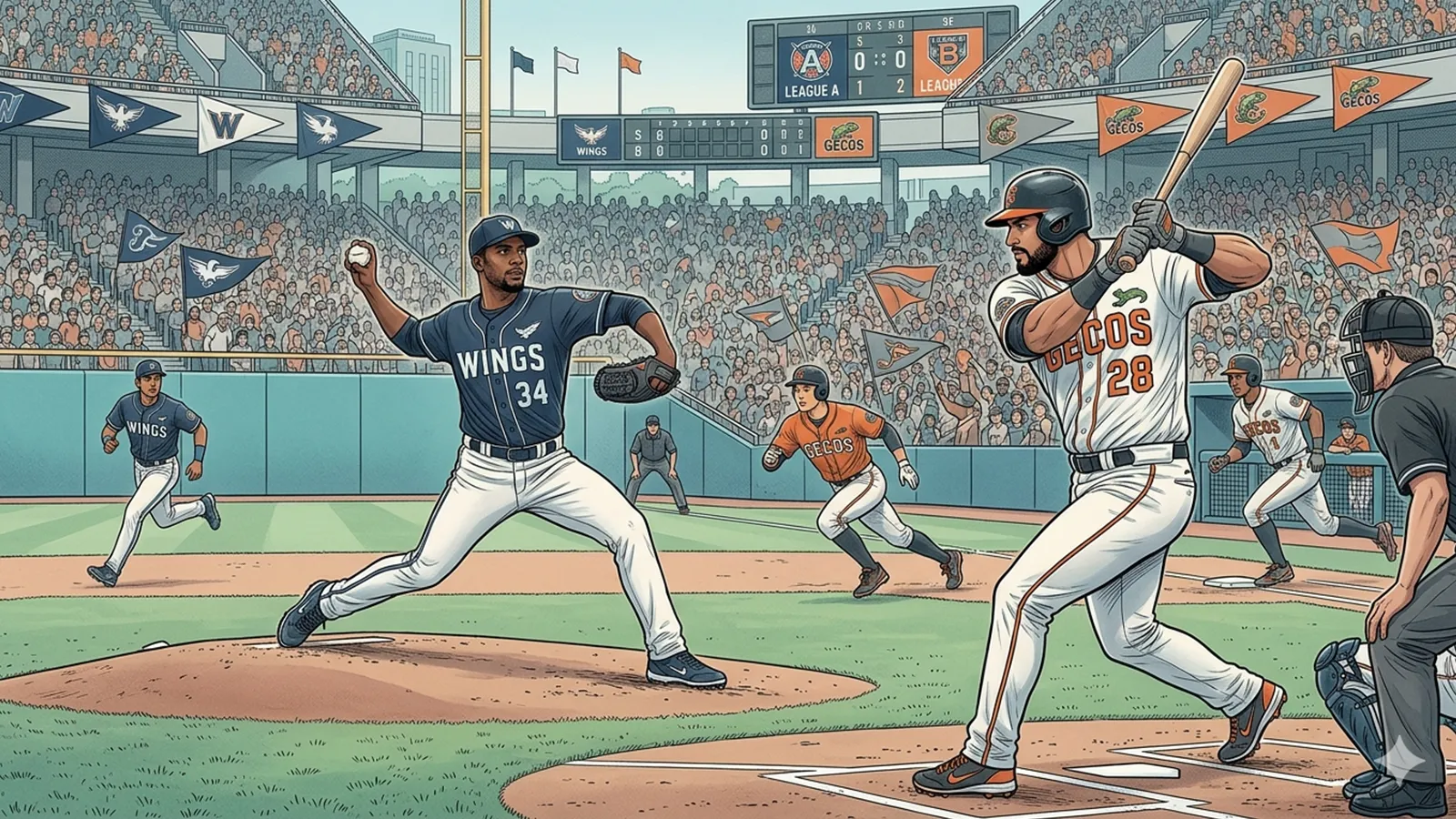 MLBの二大リーグの成立構造をAIの考察で比較する記事のサムネイル