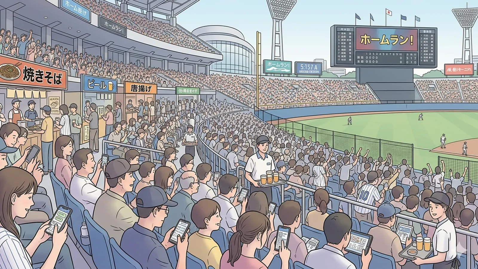 日本プロ野球の人気構造の変化をAIの考察で比較する記事のサムネイル