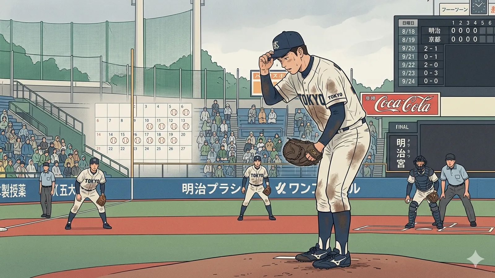 プロ野球の連戦と日程の影響をAIの考察で比較する記事のサムネイル