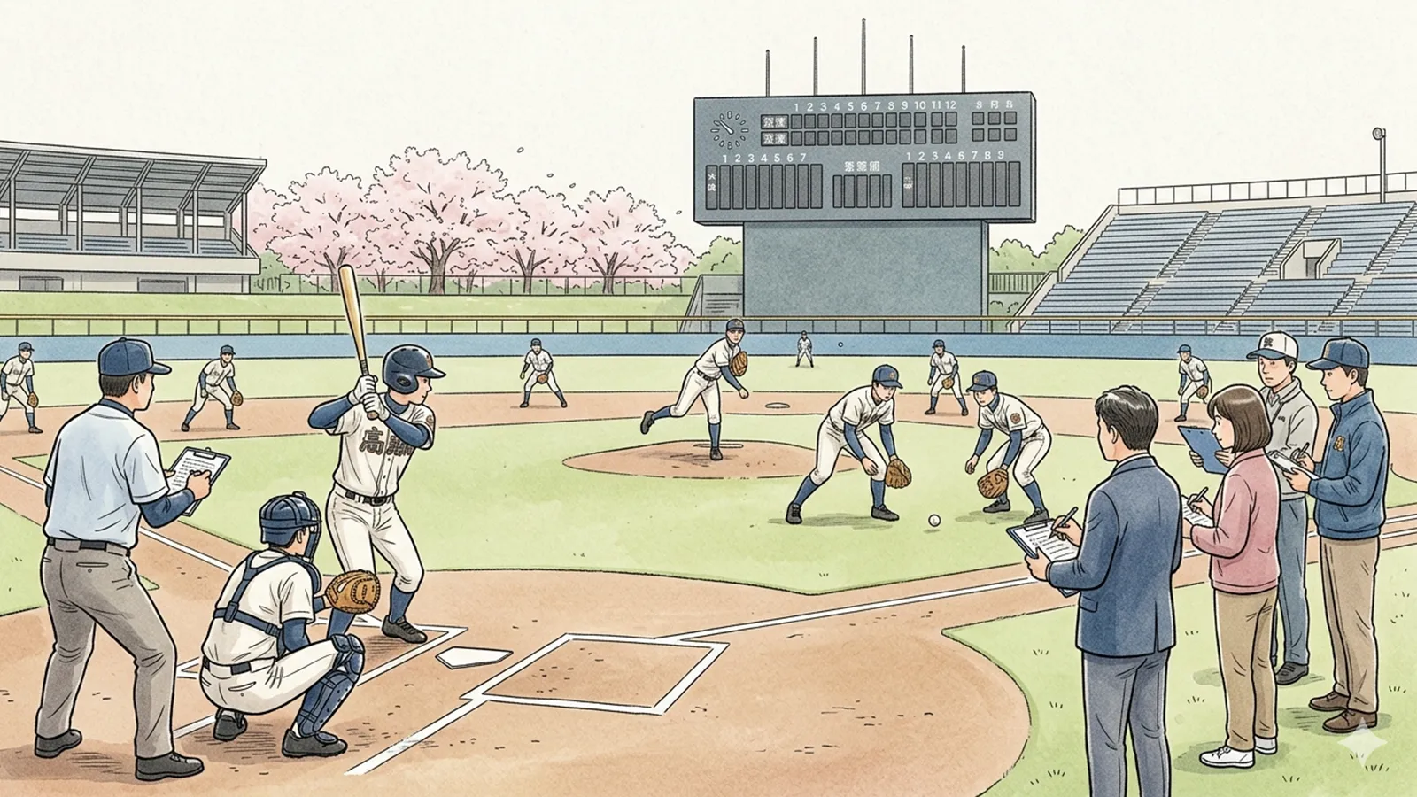 センバツ甲子園の実力評価構造をAIの考察で比較する記事のサムネイル